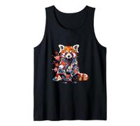 Veste Kimono Cat Bear T Petits Pandas Haori Panda Rouge Débardeur