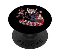 Veste Kimono Cat Bear T Petits Pandas Haori Panda Rouge PopSockets PopGrip Adhésif