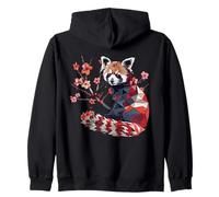 Veste Kimono Cat Bear T Petits Pandas Haori Panda Rouge Sweat à Capuche