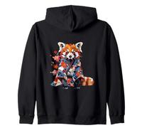 Veste Kimono Cat Bear T Petits Pandas Haori Panda Rouge Sweat à Capuche