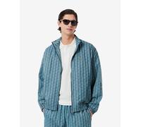 Veste Lacoste Monogram Track bleue - L-XL