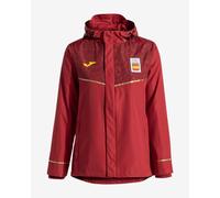 Veste légère à capuche Joma Comité Olympique Espagnol rouge jaune femme - L
