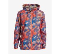 Veste légère à capuche Joma R-City rouge corail bleu femme - L