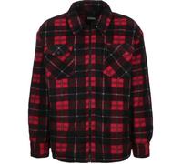 Veste légère à carreaux - Urban Classics - Homme - Rouge/noir - Manches longues - Randonnée M