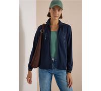 Veste légère à col montant et fermeture zip
