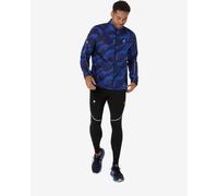 Veste légère ASICS Road Lite-Show Packable bleu foncé - M