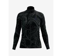 Veste légère Compressport Hurricane Windproof noir violet femme - L