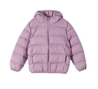 Veste légère et Pliable pour Filles et Mini-mesures modèle Coupe-Vent avec Capuche Confort Doux et rangements Pratiques idéale pour Saisons changeantes et activités en (Light Purple, 3-4 Years)