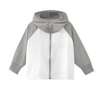 Veste légère et respirante pour tout-petits garçon et fille coupe polyvalente et solaire adaptée quotidien idéal pour la saison printemps-été (Grey, 2-3 Years) #128