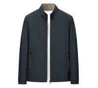 Veste LéGèRe Homme-Veste D'Aviation De Couleur Unie EuropéEnne Pour Hommes, Ample, Tendance, Confortable, Cardigan à Fermeture éClair, Veste DéContractéE LéGèRe