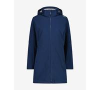 Veste longue CMP Zip Hood Softshell bleu nuit femme - 3XL