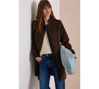 Veste longue en mélange de laine