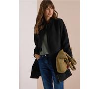 Veste longue en mélange de laine