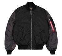 Veste MA-1 Camo Back Embroidery Bomber Alpha Industries - Black M
