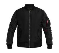 Alpha Industries MA-1 Camo Back Embroidery Veste bombers pour homme Taille XL - Noir