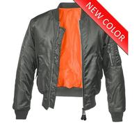 Veste MA1 - Brandit - Anthracite - Nylon hydrofuge - Doublure matelassée - 5 poches S