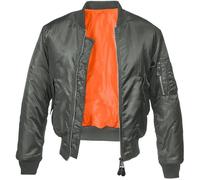 Veste MA1 - Brandit - Anthracite - Taille L - Nylon hydrofuge - Doublure matelassée L