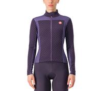 Castelli Sfida 2 Fz Long Sleeve Jersey Violet M Femme Drak Gray