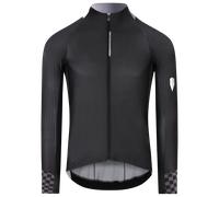 Q36.5 Gregarius Hybrid Collar Fade Long Sleeve Jersey Gris S Homme Black