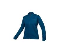 Veste manches longues femme softshell singletrack bleu