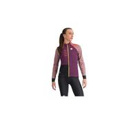 Veste manches longues femme sportful tempo bordeaux mauve
