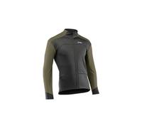 Veste manches longues northwave reload vert noir