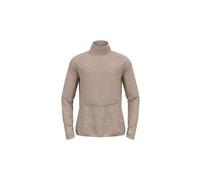 Veste manches longues odlo run easy warm beige homme