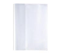 Veste manuelle claire - Protecteurs en plastique flexibles, feuilles de couverture A4 transparentes | Ensemble de couverture d'étude réutilisable, Slip sur le bouclier Affaire pour les livres de bibli