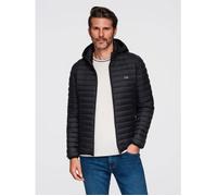 Veste matelassée à capuche - Ombre - Pour Homme - Noir S