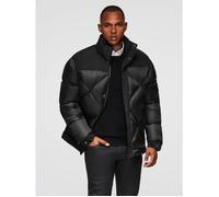Veste matelassée d'hiver avec capuche - Ombre - Pour Homme - Noir L