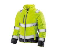 Veste Matelassée - Doudoune Sécurité Femme R325f - Jaune Fluo