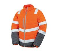Veste Matelassée - Doudoune Sécurité Homme R325m -Orange Fluo