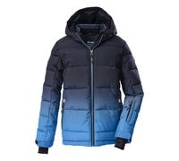killtec Garçon Veste de Ski Matelassée KSW 382 BYS SKI QLTD JCKT | Imperméabilité 10 000 mm | Respirabilité 3 000 g/m²/24 h | Capuche à visière réglable | Jupe Pare-Neige