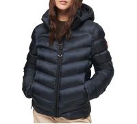Veste matelassée Hooded Fuji - SUPERDRY - Eclipse navy - Coupe slim - Poches zippées doubles XS