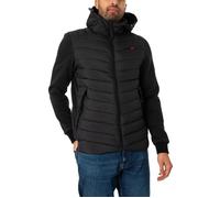 Veste Matelassée Hybride À Capuche Storm - Superdry - Homme - Noir XL