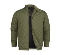 Indicode Veste matelassée INDoro pour homme avec col montant et matelassage en losanges | Doudoune pour homme, army, L