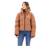 Veste matelassée oversize SUPERDRY en cuir brut - Rawhide Brown - Femme L