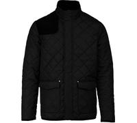 Veste matelassée pour homme Kariban PC3404 (2XL) (Noir/Noir)