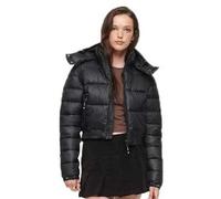 Veste matelassée SUPERDRY Crop Fuji - Noir - Femme - Adulte M