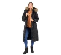 Doudounes femmes Superdry EVEREST LONGLINE PUFFER COAT Noir FR 36