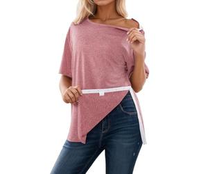 Veste Medicale Femme Post Chirurgie Compression Epaule Support Recuperation Manches Ouvertes Vetement Therapie Confortable Rehabilitation Mode Medicale Moderne