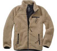 Brandit Veste Teddyfleece Polaire mi-saison duveteuse Homme Coyote M