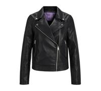 JJXX Jxgail Faux Leather Biker Jacket Noos Blouson en Simili-Cuir, Noir, M Femme