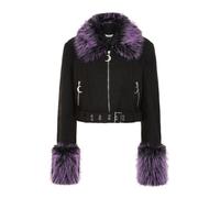 Veste mi-saison Gothic de Banned Alternative - Cold Spell Jacket - XS à XXL - pour Femme - noir/lilas M