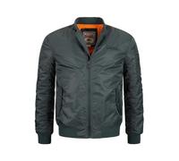 Lonsdale Poolstock Bomber Jacket Vert L Homme
