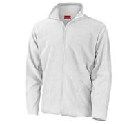 Veste Microfleece Unie À Zip Complet Fleece Extérieur Manteau Hommes Femmes