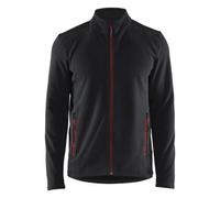 Veste micropolaire 4765 coloris noir/rouge + bonnet offert - taille L BLAKLADER