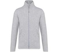 Veste Micropolaire Zippée - Homme - K911 - Gris Ash Chiné