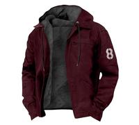 Veste Militaire Homme Multi-Poches, Veste Tactique Homme Manches Longues Blouson A Capuche Doudoune Chaud Gilet Fermeture Éclair Manteau Décontracté Manteau Outdoor De Pluie Coupe-Vent