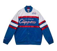 Veste - MITCHELL & NESS - SCRIPT Los Angeles Clippers - Satin - Doublée - Coupe ajustée XL